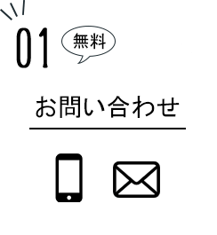 1.無料お問い合わせ